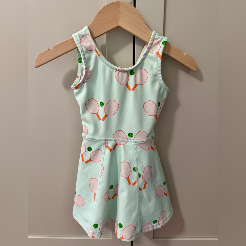 SweetHoney Tennis Dress- Pickleball  with Orange & Green Accents